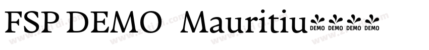 FSP DEMO   Mauritiu字体转换